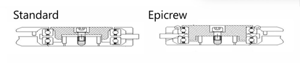 Wrist bearings for AMAT Robots